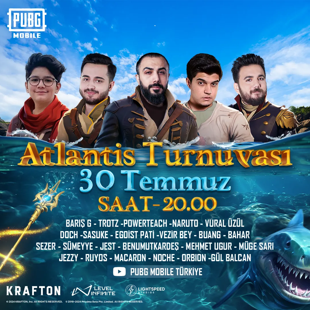 PUBG Mobile Atlantis KOL Turnuvası