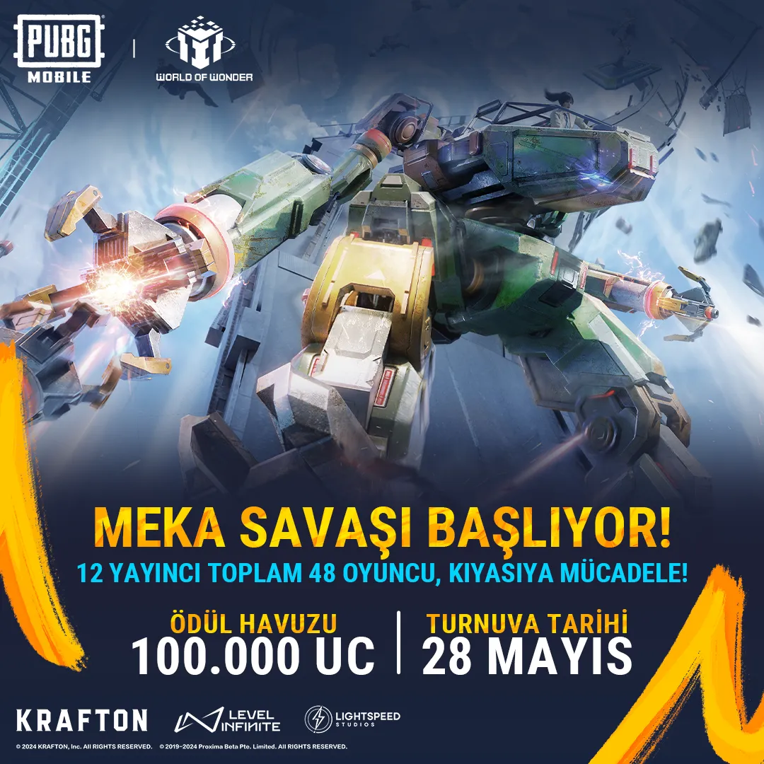 Mecha KOL turnuva duyurusu